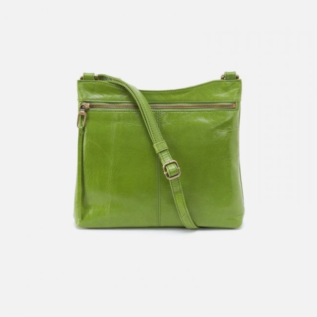 Hobo Women's Cambel Crossbody in Polished Leather - Garden Green | New Arrivals