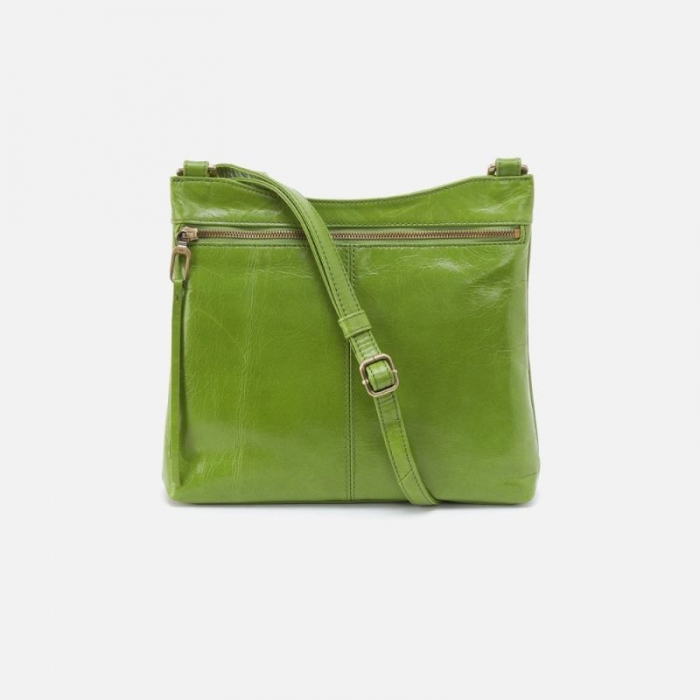 Hobo Women's Cambel Crossbody in Polished Leather - Garden Green | New Arrivals
