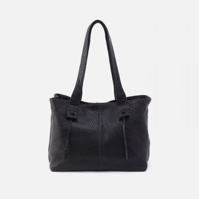 Hobo Women's Bonita Tote in Bubble Pebbled Leather - Black | New Arrivals