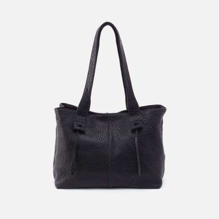 Hobo Women's Bonita Tote in Bubble Pebbled Leather - Black | New Arrivals