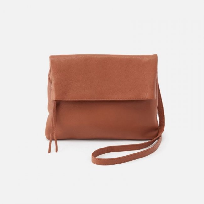Hobo Women's Draft Crossbody in Pebbled Leather - Cashew | New Arrivals