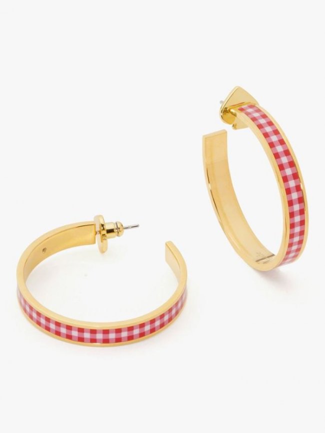 Kate Spade Women's Lava Falls Heritage Spade Flower Hoops | Canada