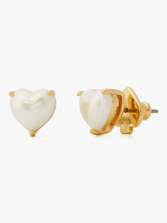 Kate Spade Women's Pearl My Love Heart Studs | Canada
