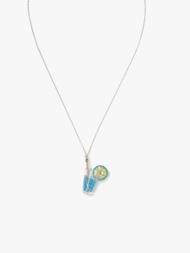Kate Spade Women's Blue Multicolor Good Spirits Pendant | Canada