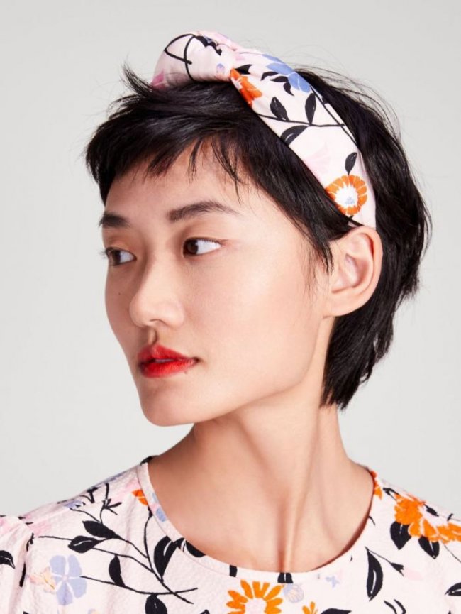 Kate Spade Women's 681 Pearl Blush (February) Floral Garden Headband | Canada