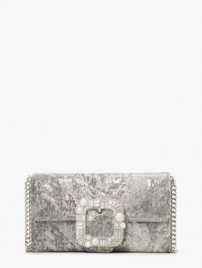Kate Spade Women's Pale Gold Multi Bridal Buckle Lurex Crossbody | Canada