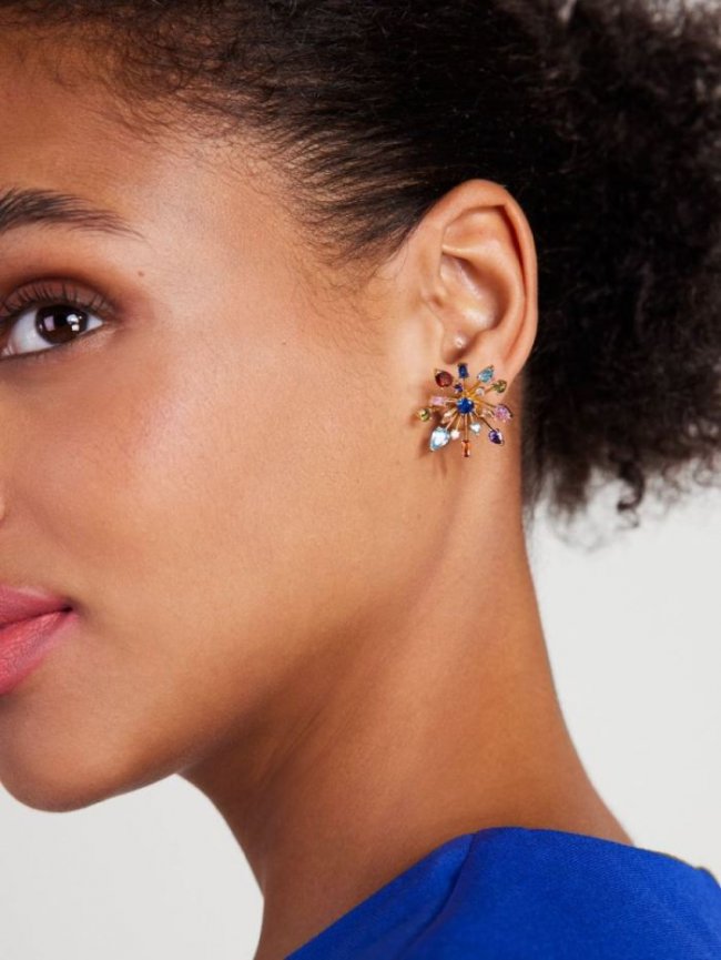 Kate Spade Women's Multi Firework Floral Delicate Statement Studs | Canada