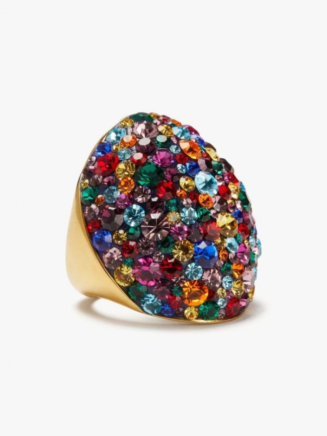 Kate Spade Women's Multi Rainbow Dot Mood Ring | Canada