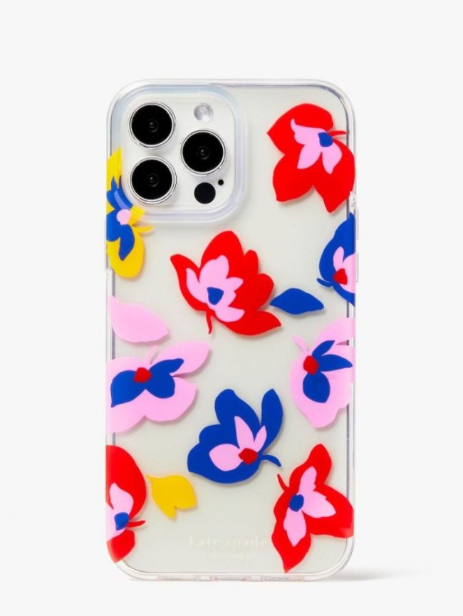 Kate Spade Women's Clear Multi Summer Flowers Iphone 13 Pro Max Phone Case | Canada