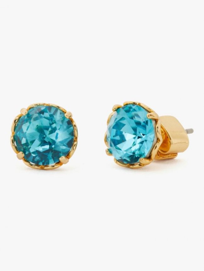 Kate Spade Women's Aquamarine That Sparkle Round Earrings | Canada