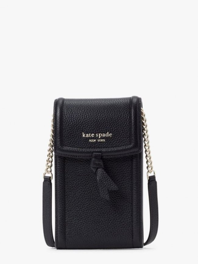 Kate Spade Women's Black Knott North South Phone Crossbody | Canada