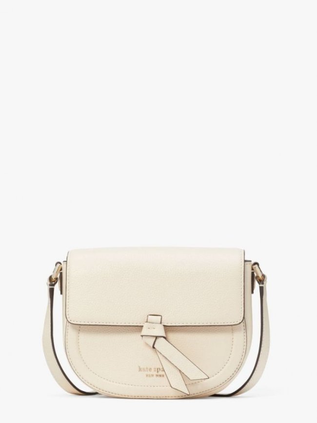 Kate Spade Women's Milk Glass Knott Medium Saddle Bag | Canada