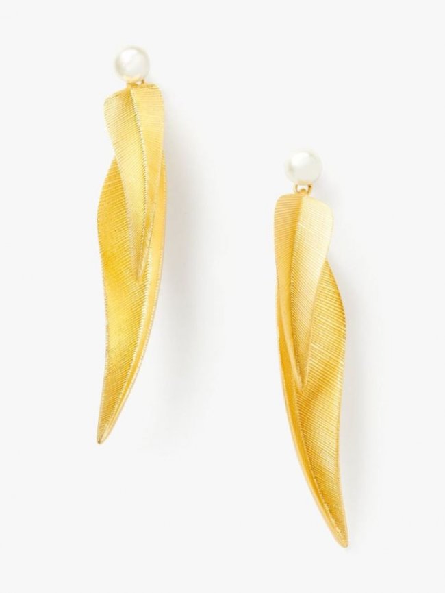 Kate Spade Women's Gold Multi Palmer Statement Earrings | Canada