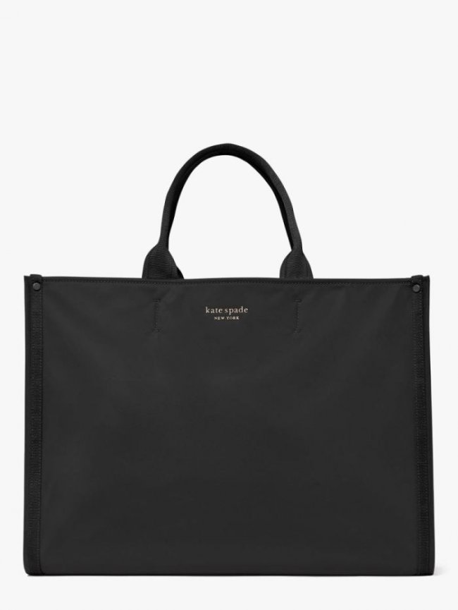Kate Spade Women's Black Voyage Large Work Tote | Canada New Arrivals