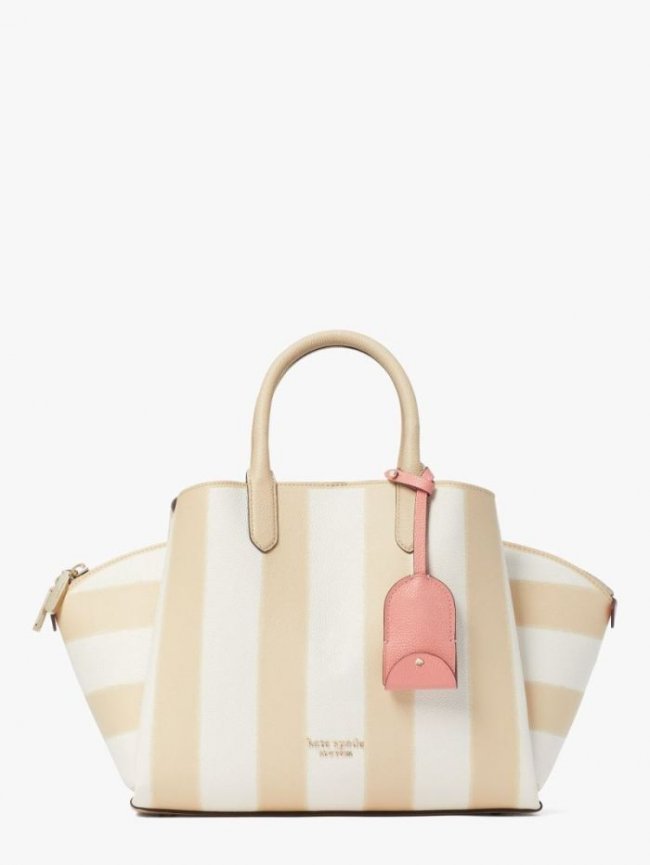 Kate Spade Women's Duck Green Multi Knott Colorblocked Large Satchel | Canada New Arrivals