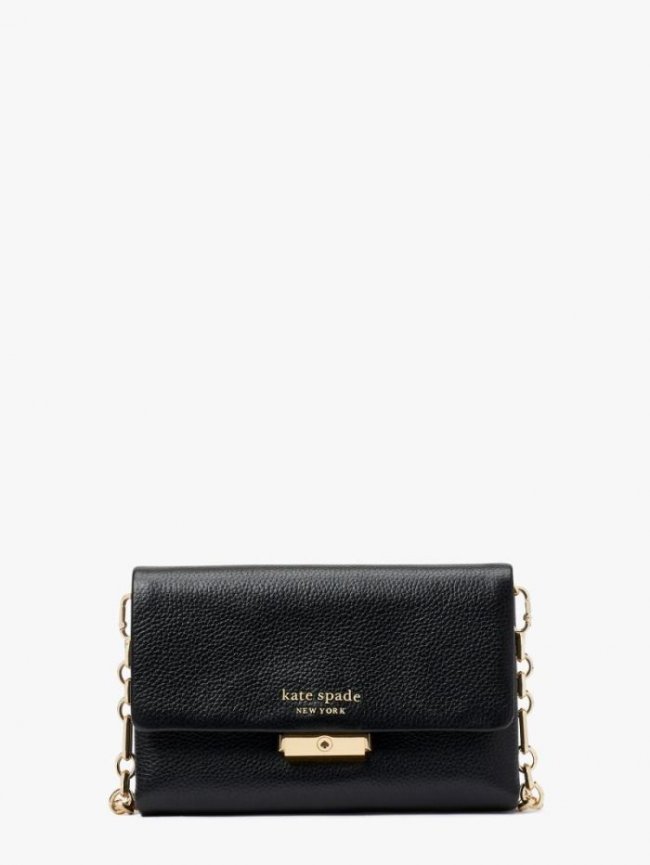 Kate Spade Women's Black Carlyle Chain Wallet | Canada