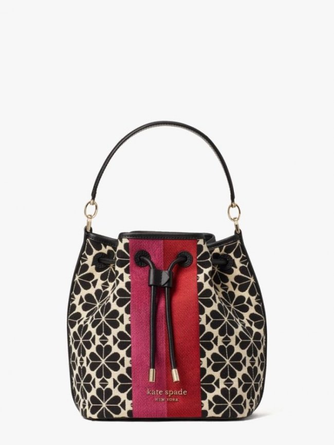 Kate Spade Women's Bungalow Knott Pebbled Leather & Suede Large Shoulder Bag | Canada New Arrivals