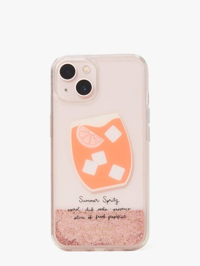 Kate Spade Women's Peach Multi. Campari Liquid Glitter Iphone 13 Case | Canada