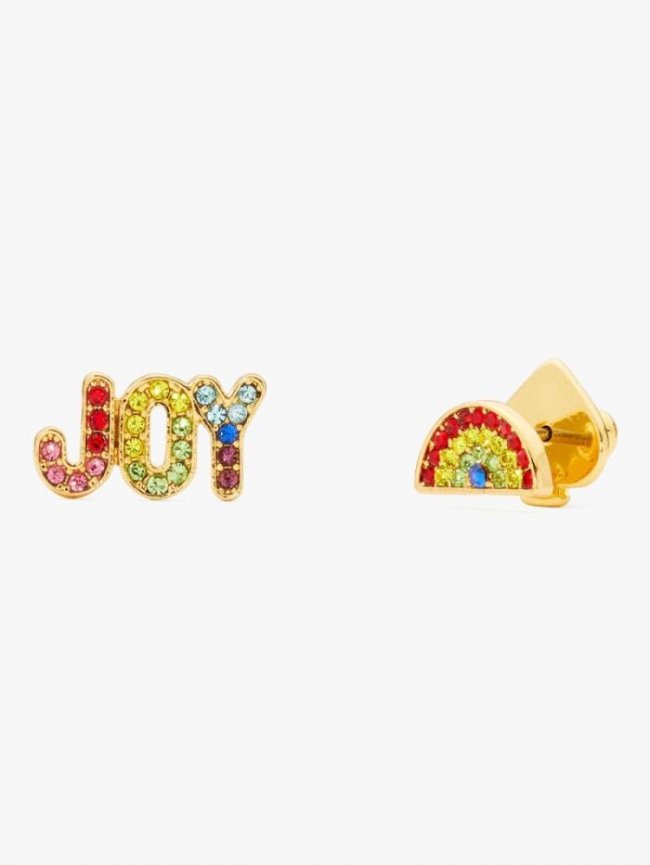 Kate Spade Women's Multi Rainbow Joy Asymmetrical Studs | Canada