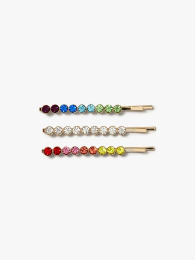 Kate Spade Women's Multi Rainbow Bobby Pins | Canada