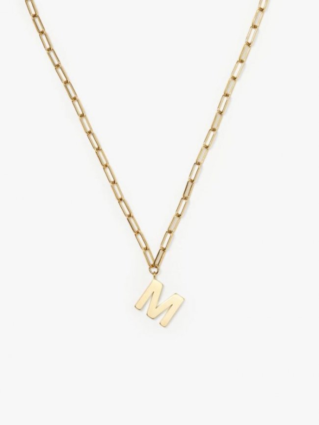 Kate Spade Women's Gold. M Initial This Pendant | Canada