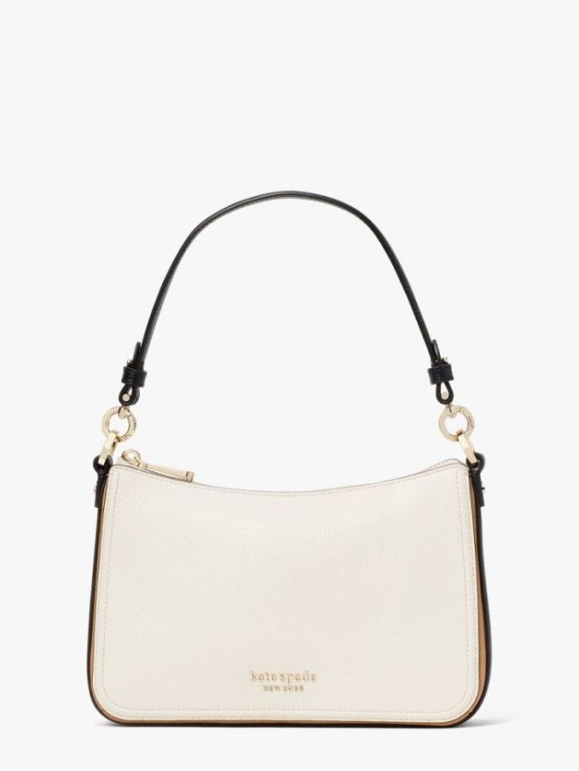Kate Spade Women's Parchment Multi Hudson Colorblocked Medium Convertible Crossbody | Canada