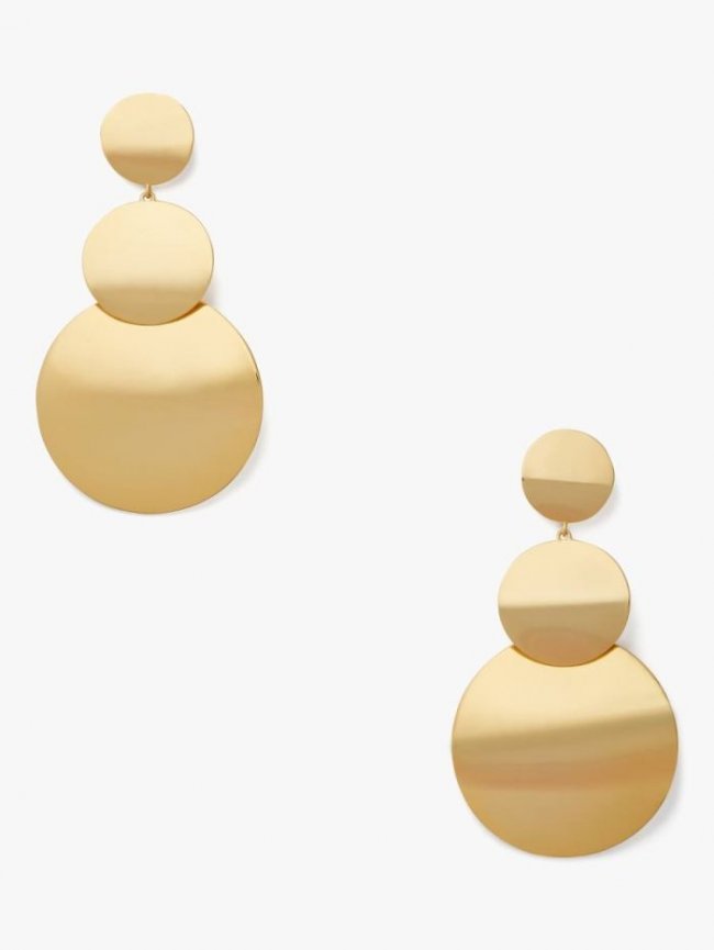 Kate Spade Women's Gold. Liana Stacked Disc Earrings | Canada