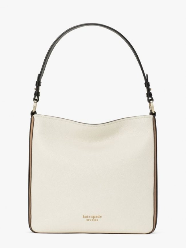 Kate Spade Women's Garden Rose Multi Carlyle Striped Medium Shoulder Bag | Canada New Arrivals
