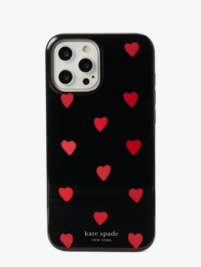 Kate Spade Women's Black Multi. Glitter Hearts Iphone 12 Pro Max Case | Canada