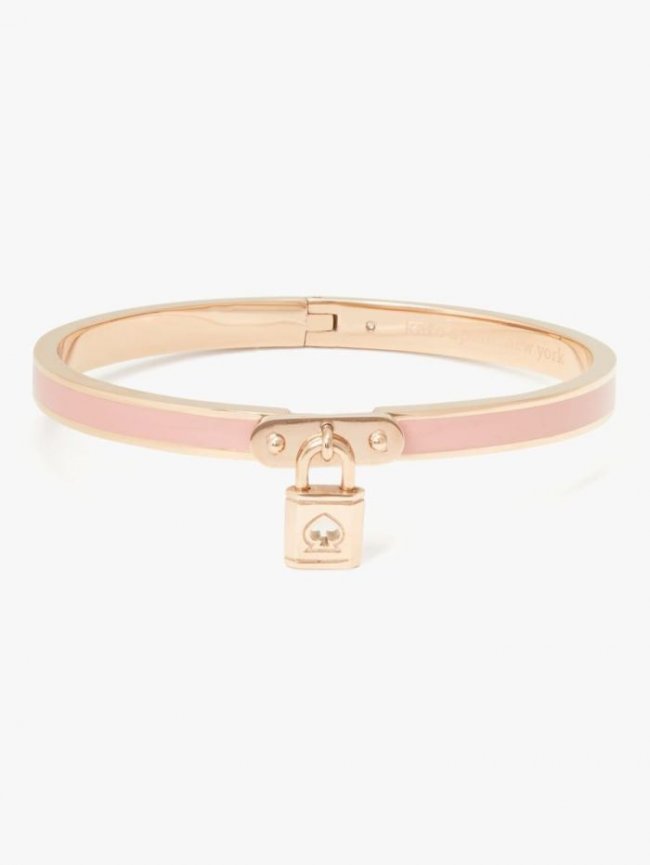 Kate Spade Women's Blush. Lock And Spade Charm Bangle | Canada