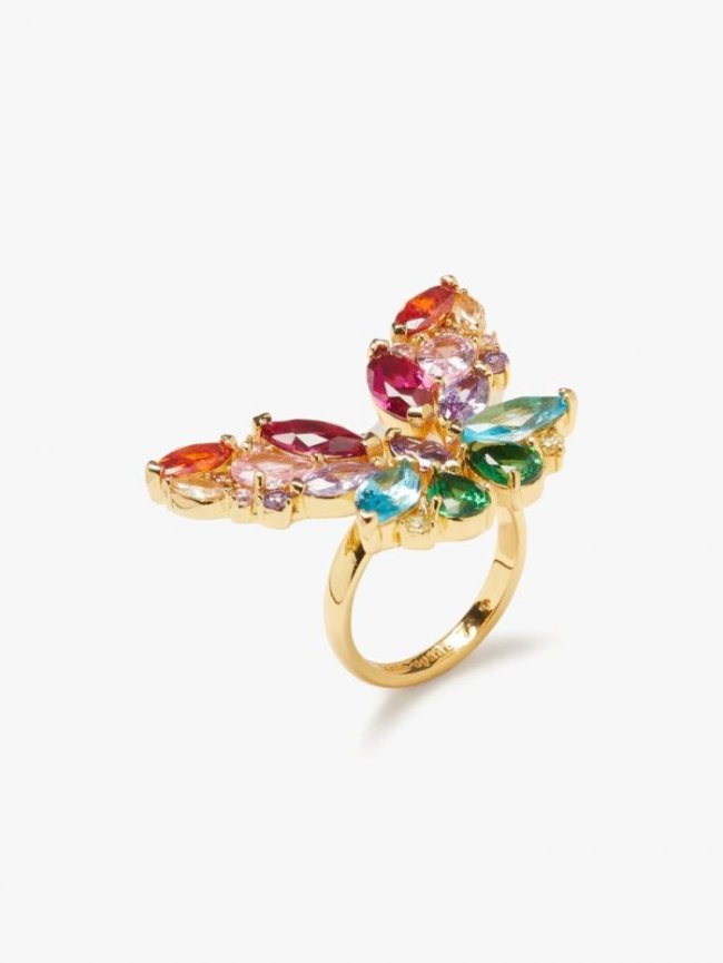 Kate Spade Women's Multi Social Butterfly Statement Ring | Canada