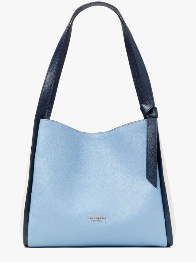 Kate Spade Women's Parchment Multi Hudson Colorblocked Medium Convertible Shoulder Bag | Canada New Arrivals