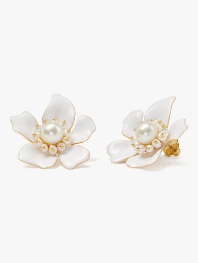 Kate Spade Women's White. Flora Statement Studs | Canada