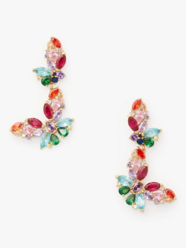 Kate Spade Women's Multi Social Butterfly Double Drop Earrings | Canada