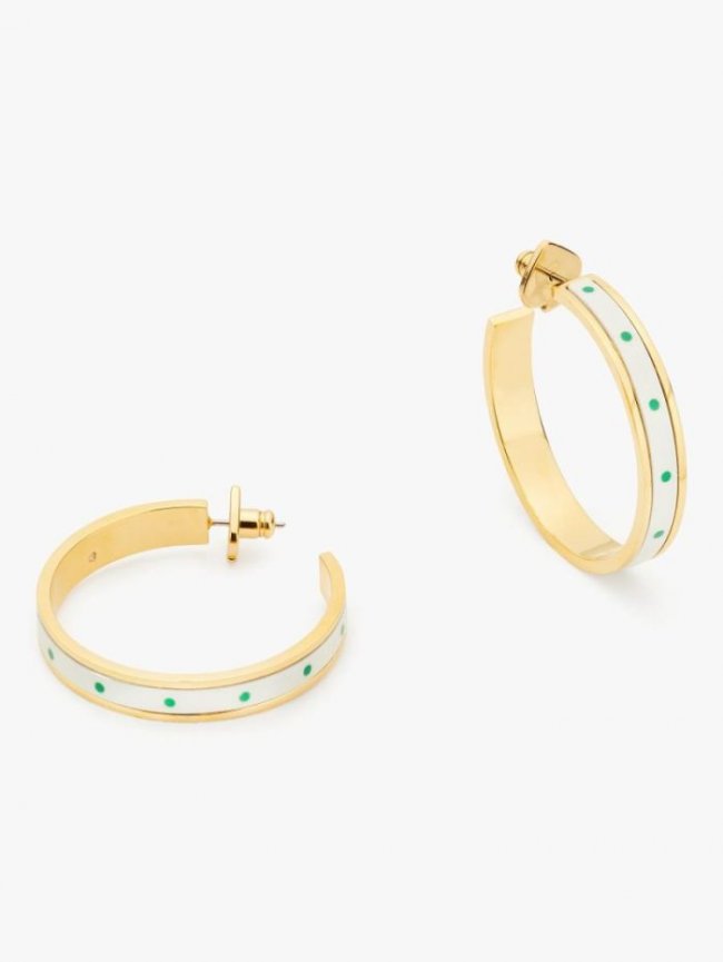 Kate Spade Women's Sun Dot Heritage Spade Flower Hoops | Canada