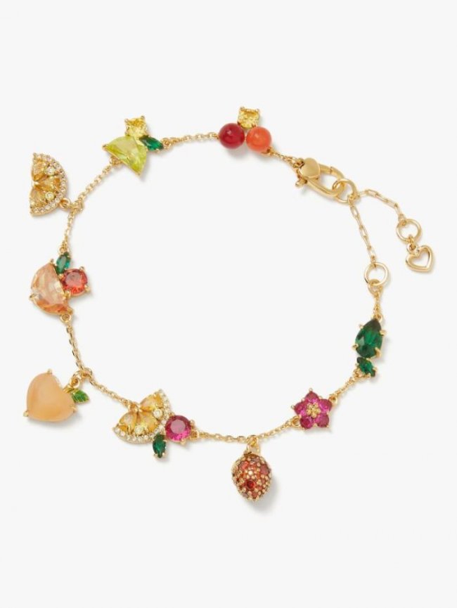 Kate Spade Women's Multi Fruit Salad Charm Bracelet | Canada