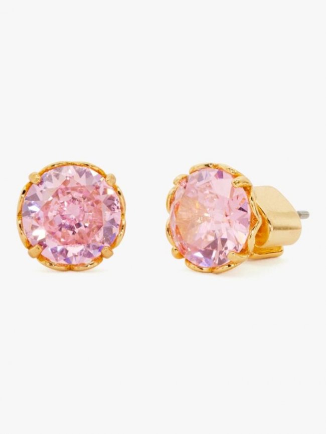 Kate Spade Women's Pink That Sparkle Round Earrings | Canada