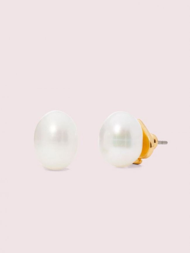 Kate Spade Women's Cream Pearl Drops Pearl Studs | Canada