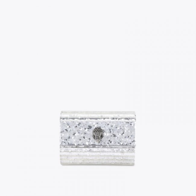 Kurt Geiger Micro Party Clutch - Silver | Canada Outlet