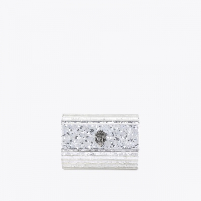 Kurt Geiger Micro Party Clutch - Silver | Canada Outlet