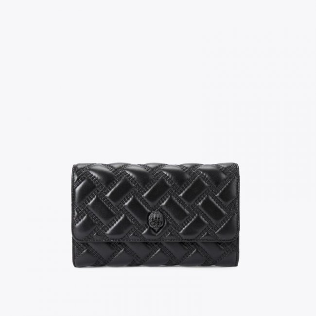 Kurt Geiger Kensington Chain Wallet - Black | Canada Outlet