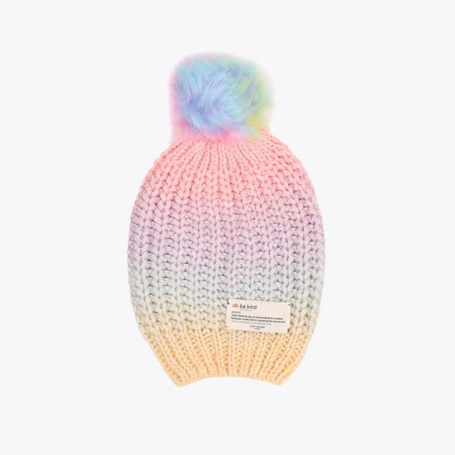Kurt Geiger Be Kind Pom Pom Hat - Pink Combination | Canada Outlet