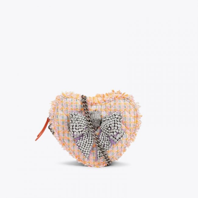 Kurt Geiger Kensington Heart Bow - Orange | Canada Outlet