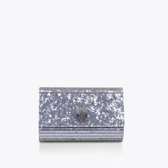 Kurt Geiger Party Eagle Clutch Drench - Silver | Canada Outlet