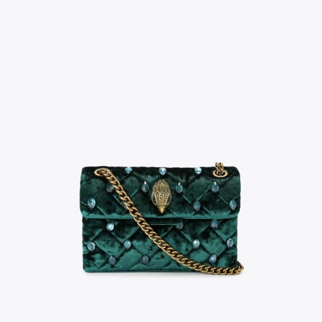 Kurt Geiger Mini Crystal Kensington - Dark Green | Canada Outlet