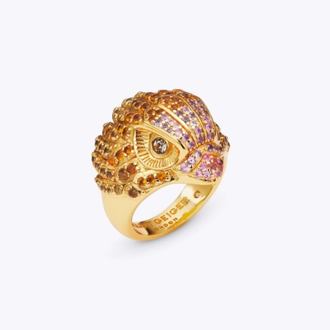 Kurt Geiger Pave Eagle Ring - Gold | Canada Outlet