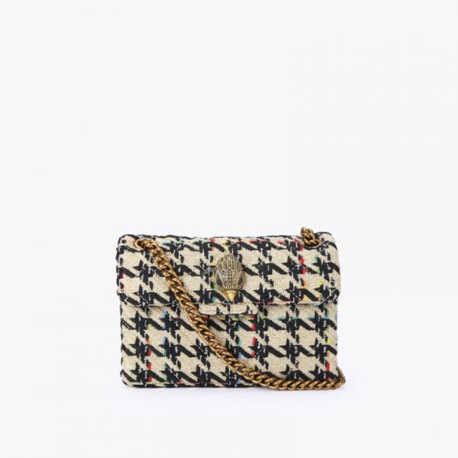 Kurt Geiger Mini Tweed Kensington - Gold Combination | Canada Outlet