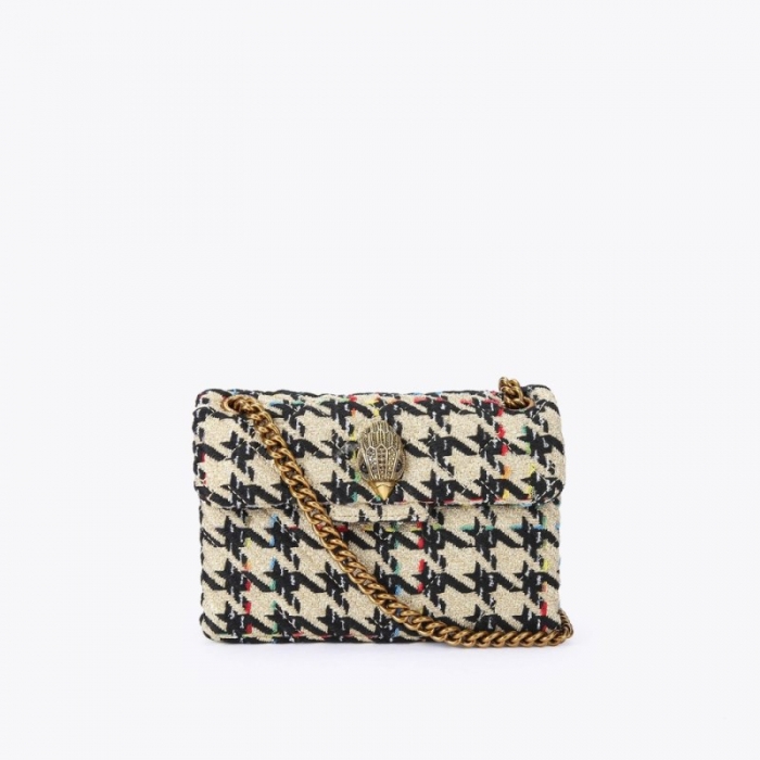 Kurt Geiger Mini Tweed Kensington - Gold Combination | Canada Outlet