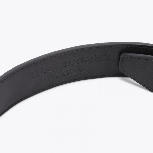 Kurt Geiger Kensington Belt - Black Other | Canada Outlet