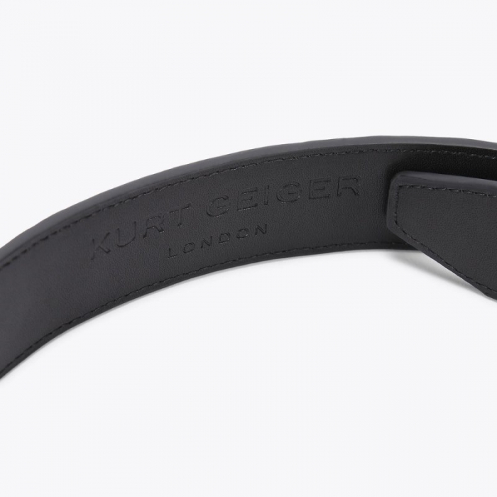 Kurt Geiger Kensington Belt - Black Other | Canada Outlet